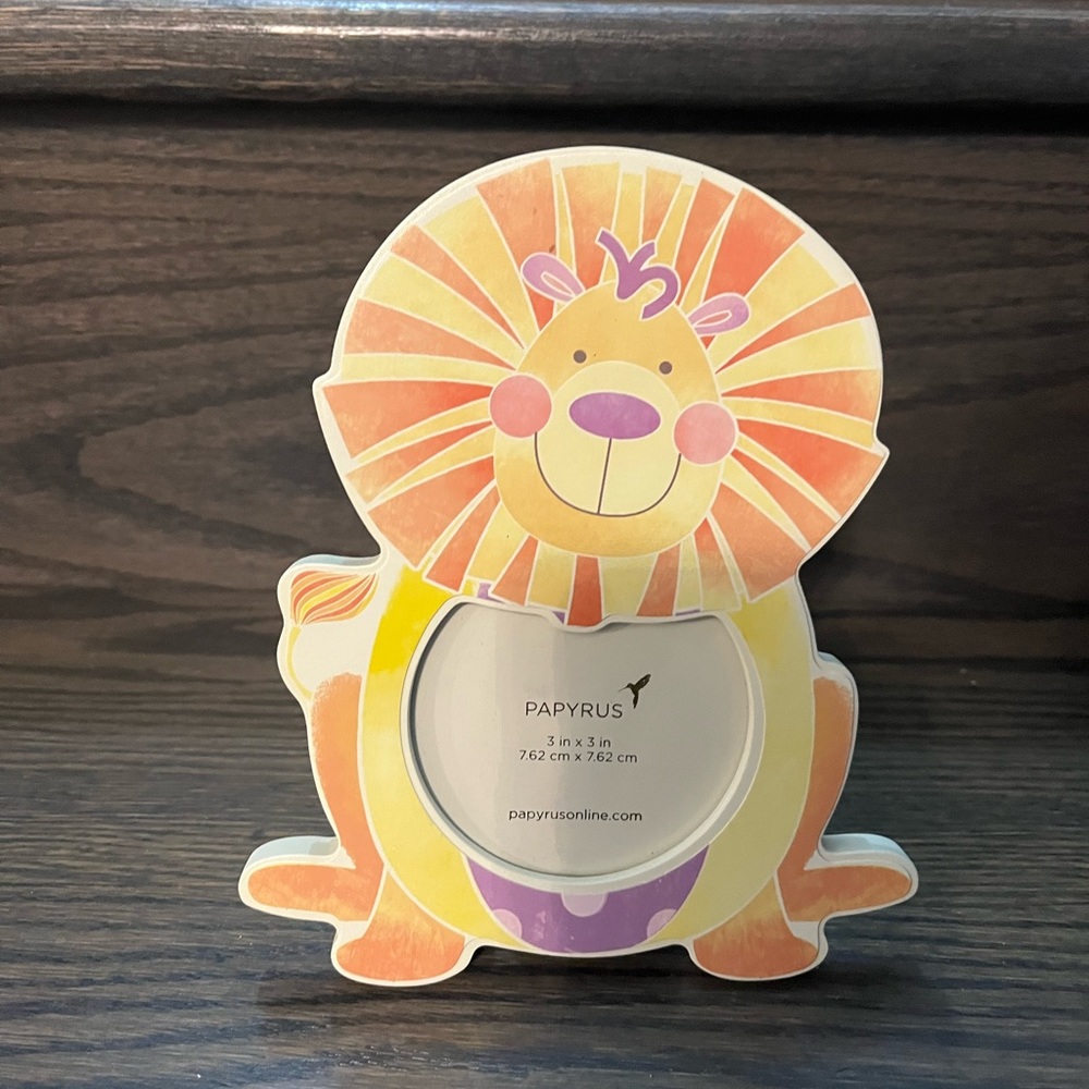 Papyrus baby shower frames new in box retail $35ea NWT